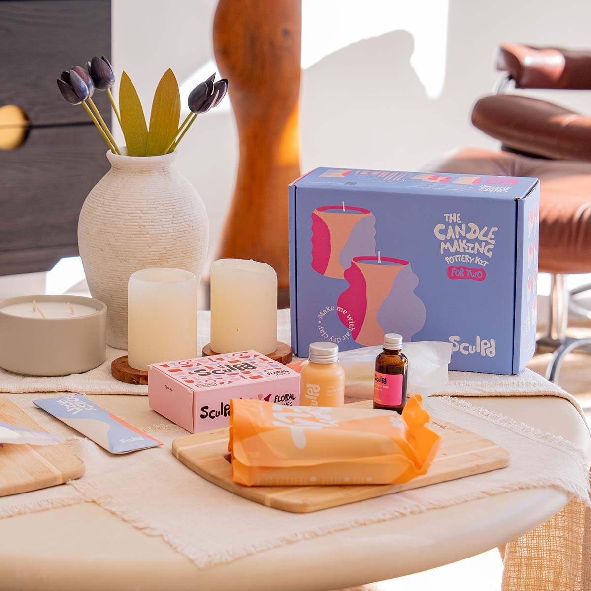 Solo necesitas un kit para hacer velas