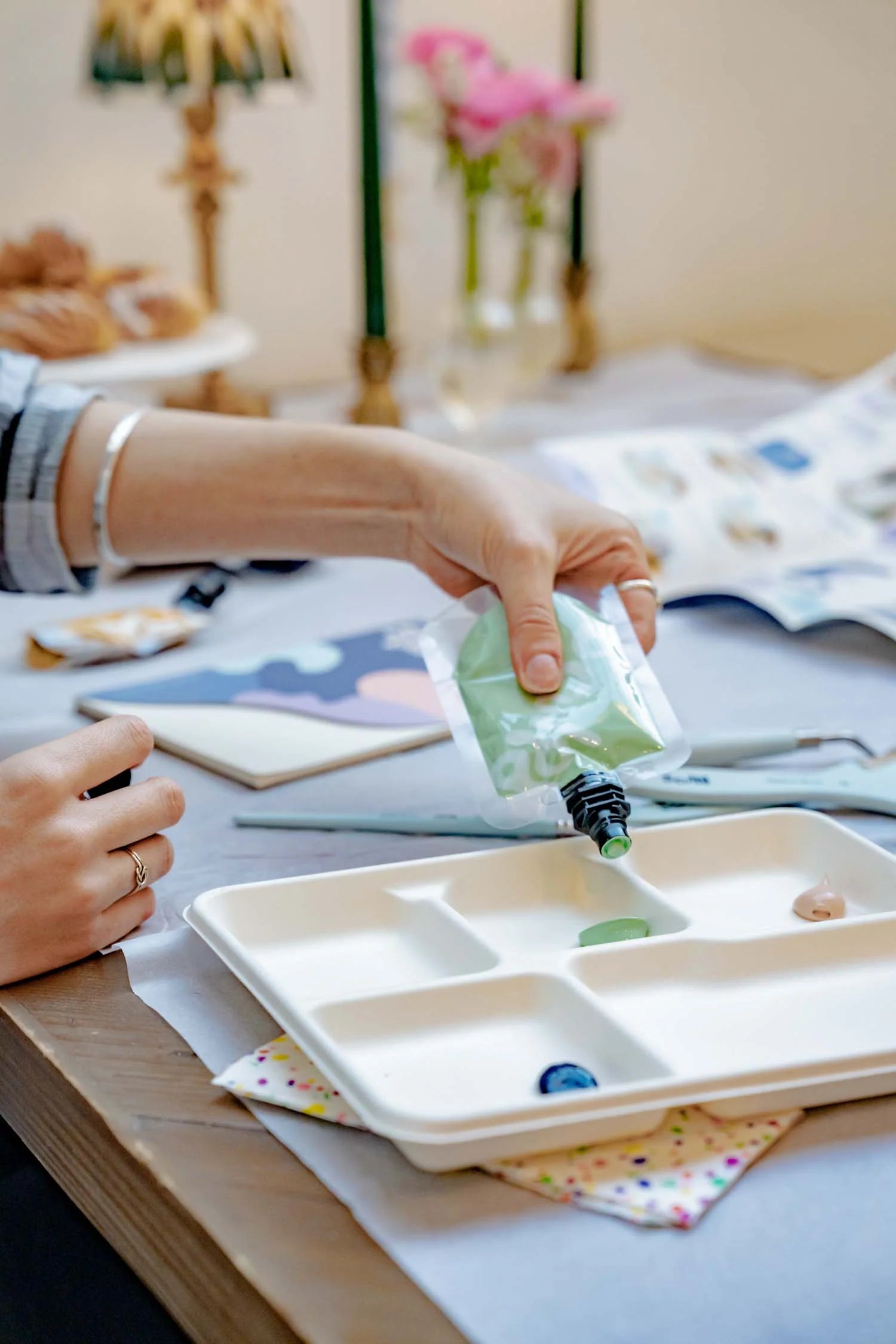 Sculpd acrylic metallic paint sets