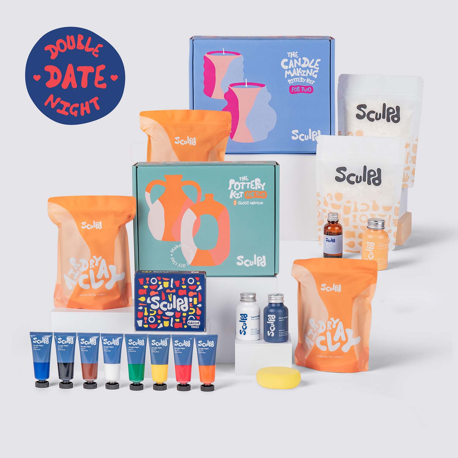 Double Date Night with Classic Paint Set - No Match