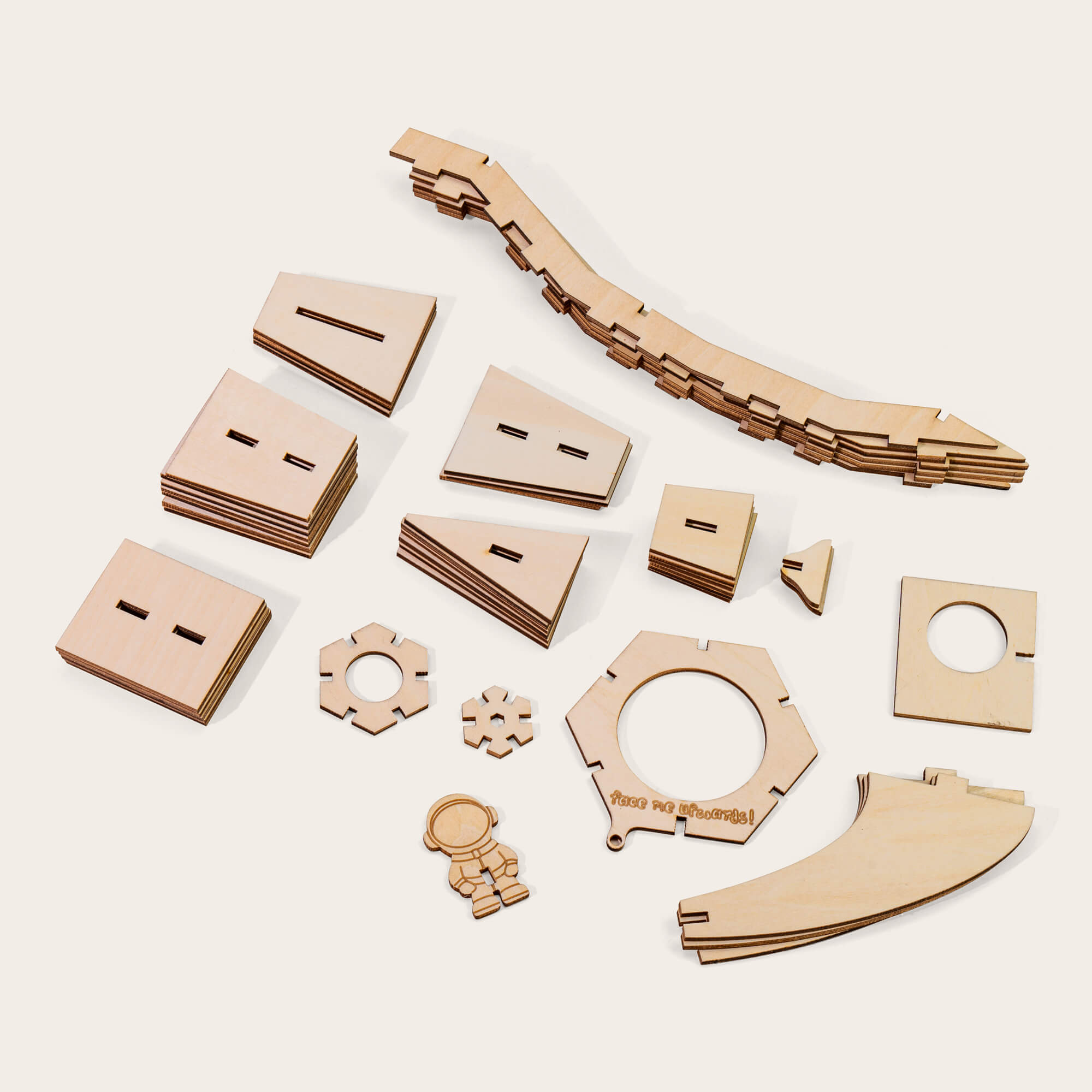 Wood rocket build with Sculpd kids blast off kit