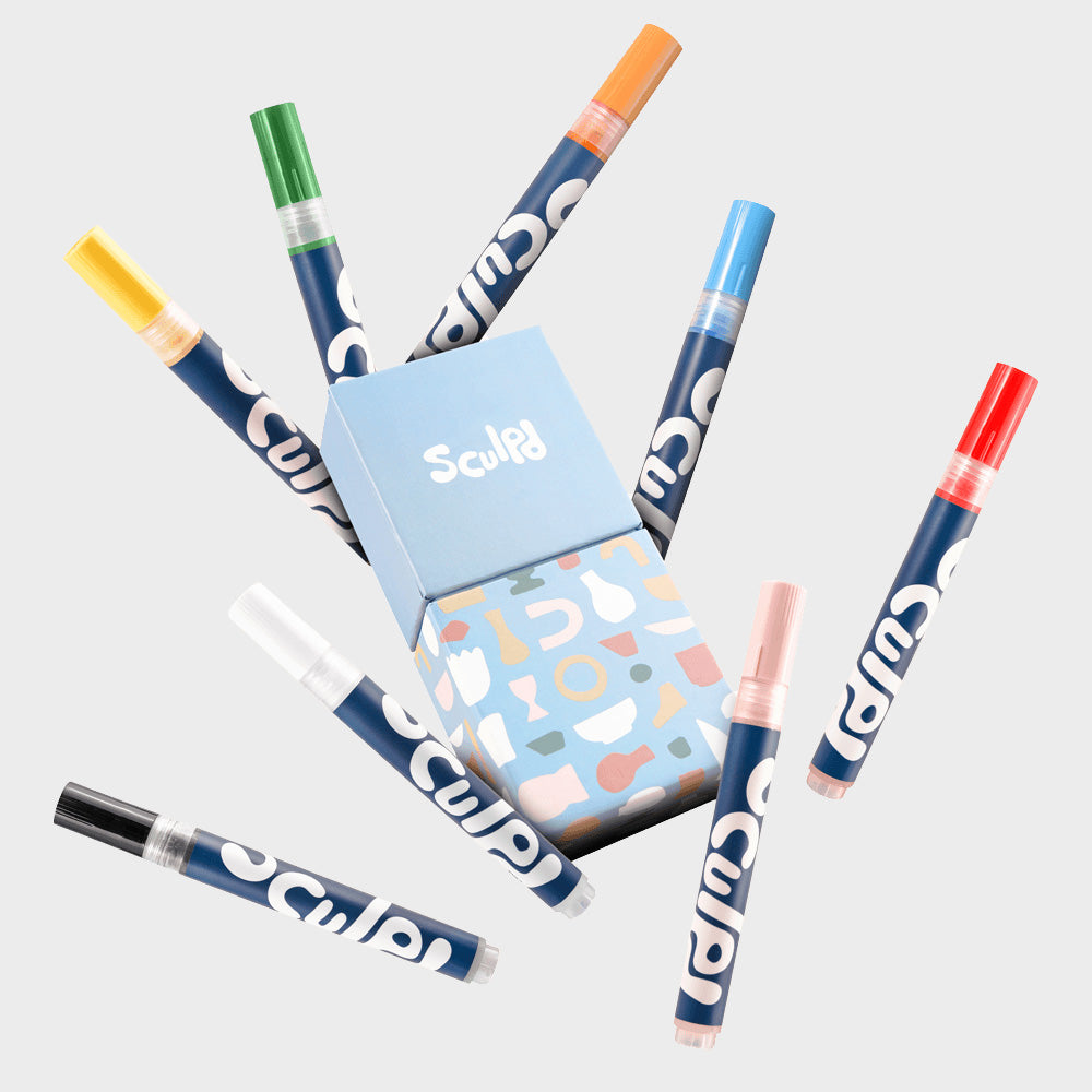 Stylos de peinture acrylique - 8 paquets