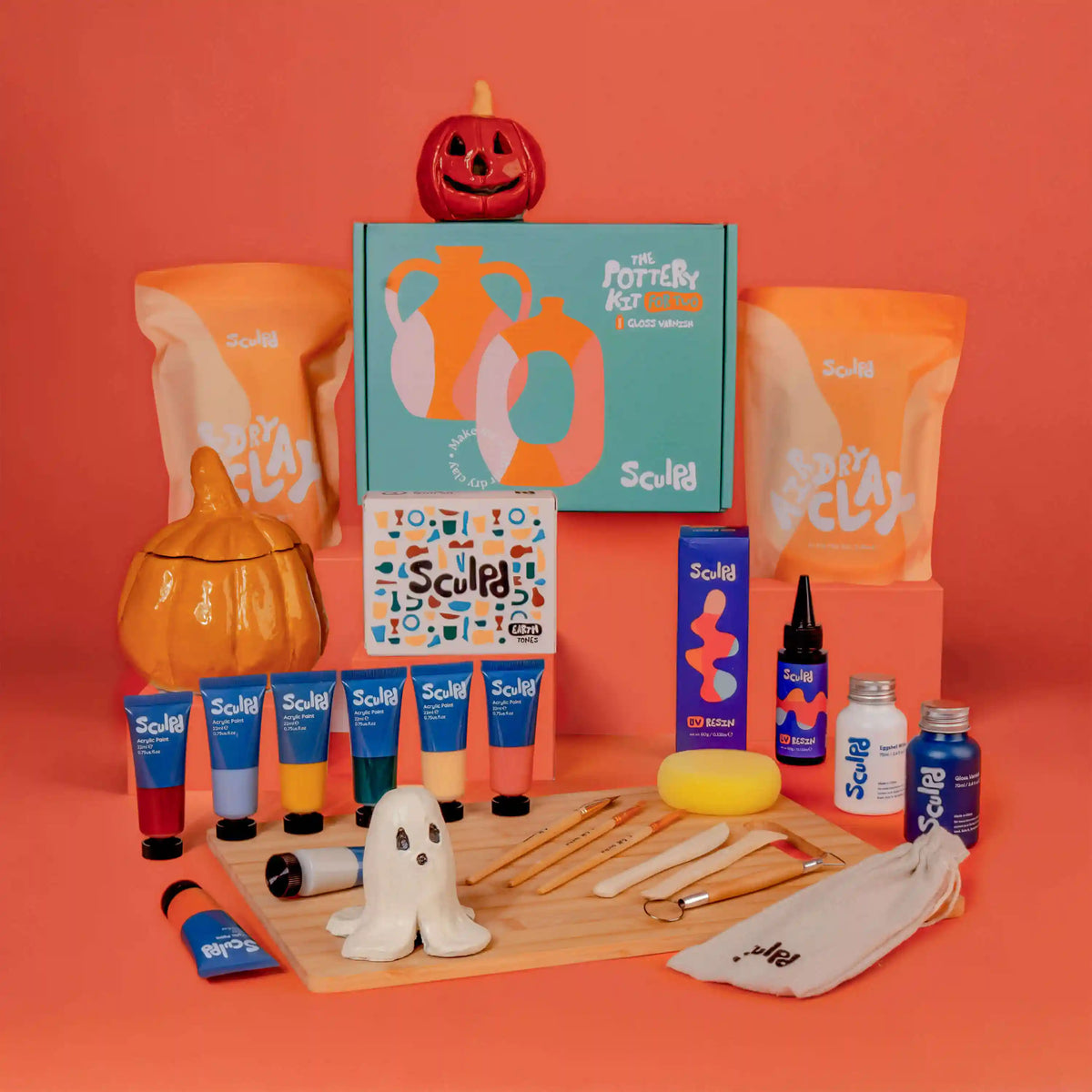 The Halloween First-Timer’s Pottery Kit