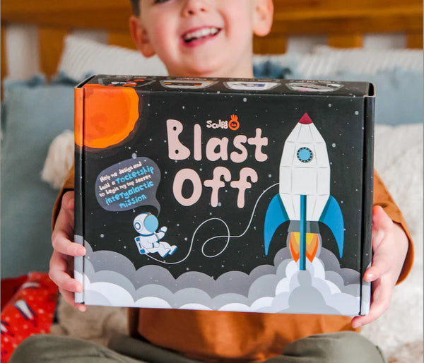 Sculpd kids blast off kit packaging
