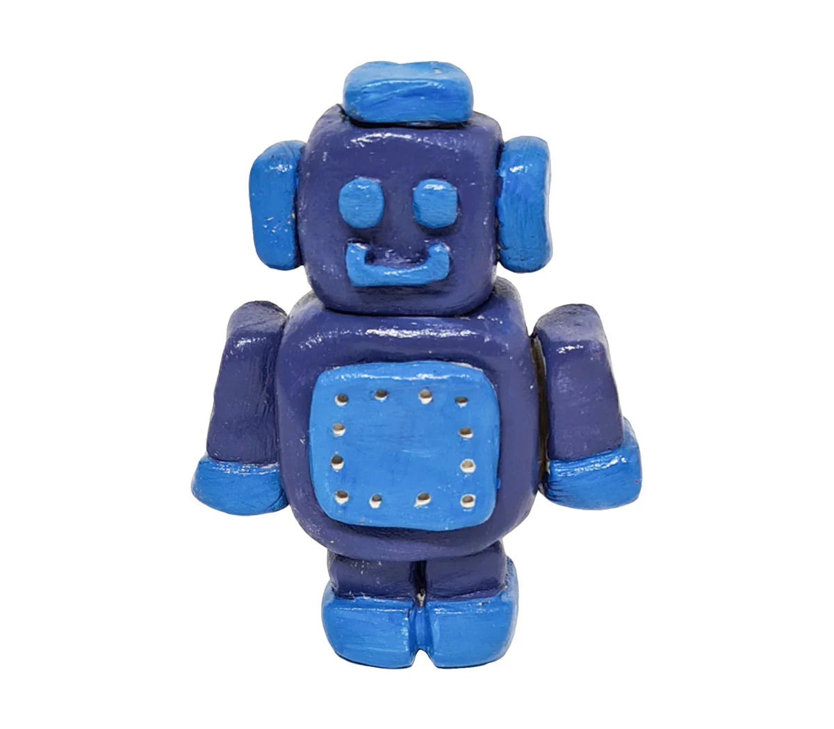 Cute robot with Sculpd kids pottery kit