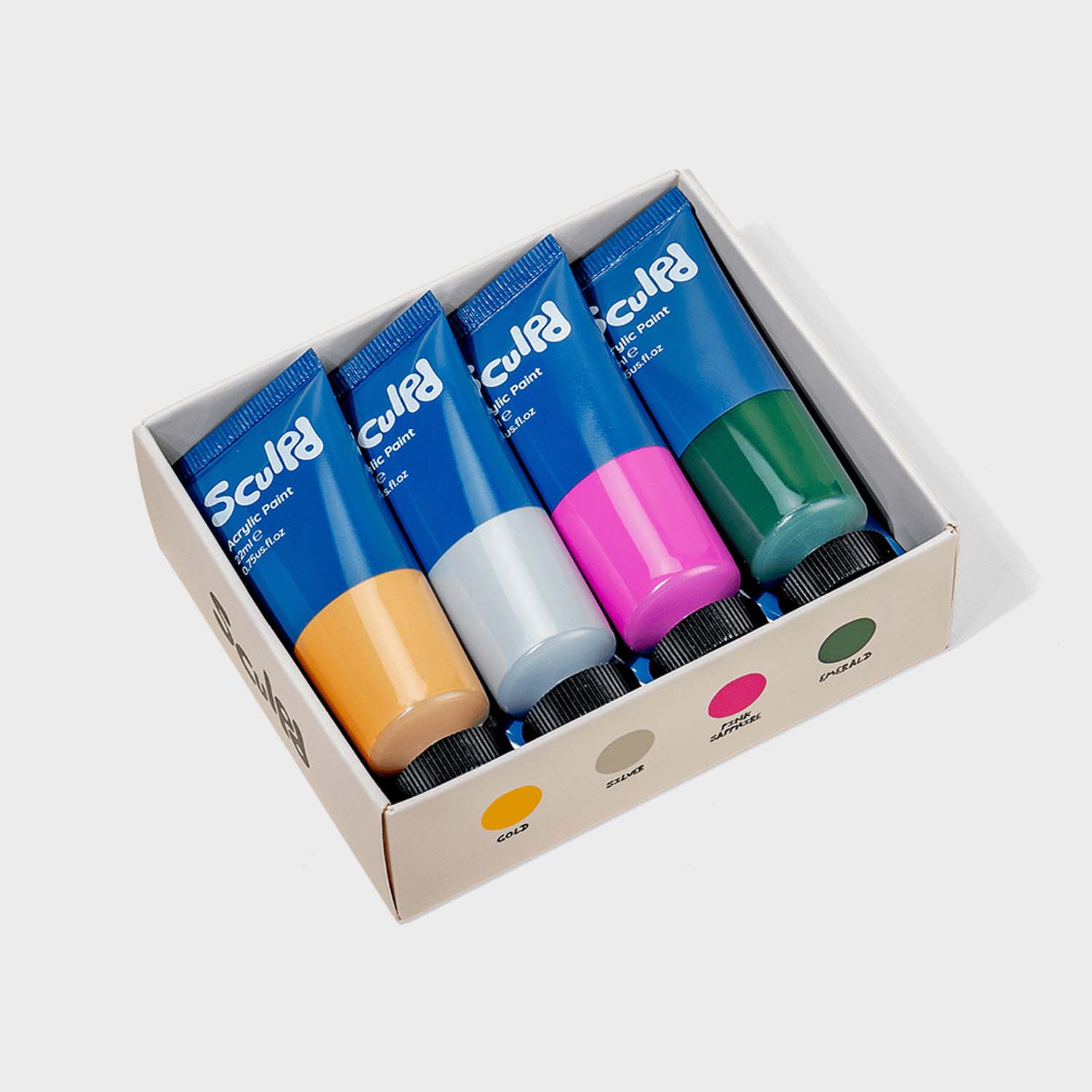 Jewel Tones Acrylic Paint Set - Limited Edition