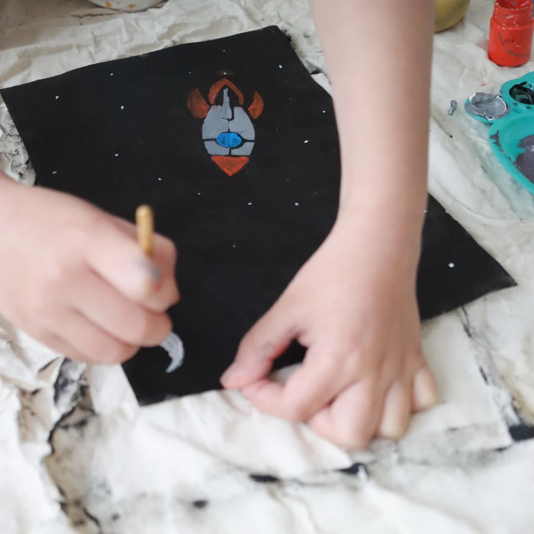 Craft project with Sculpd canvas painting kit