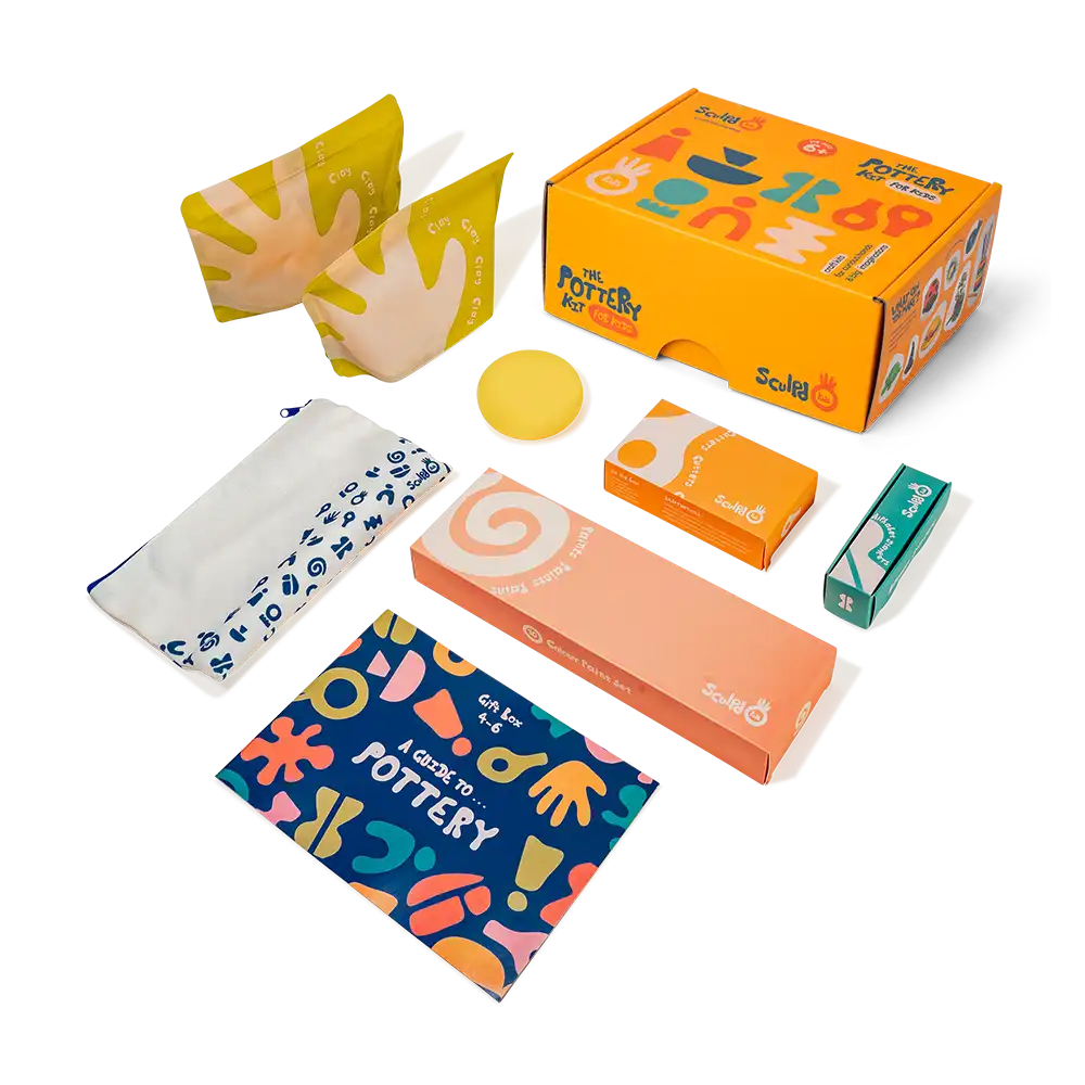 Sculpd Kids Pottery Kit Floating Image v1