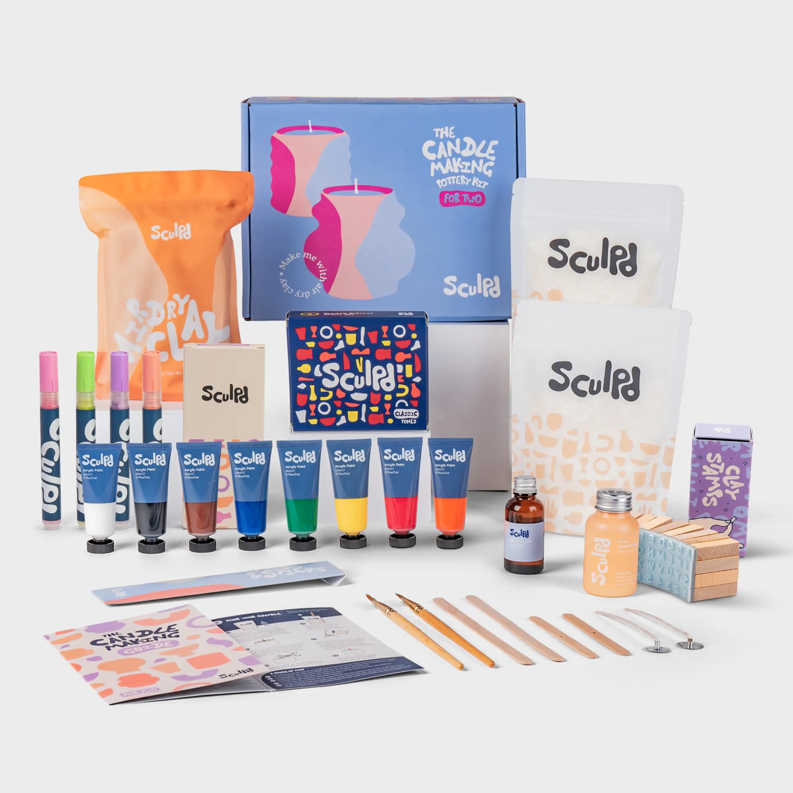 Ultimate Candle and Classic Tones with Modernist Pens and Clay Letter Stamps