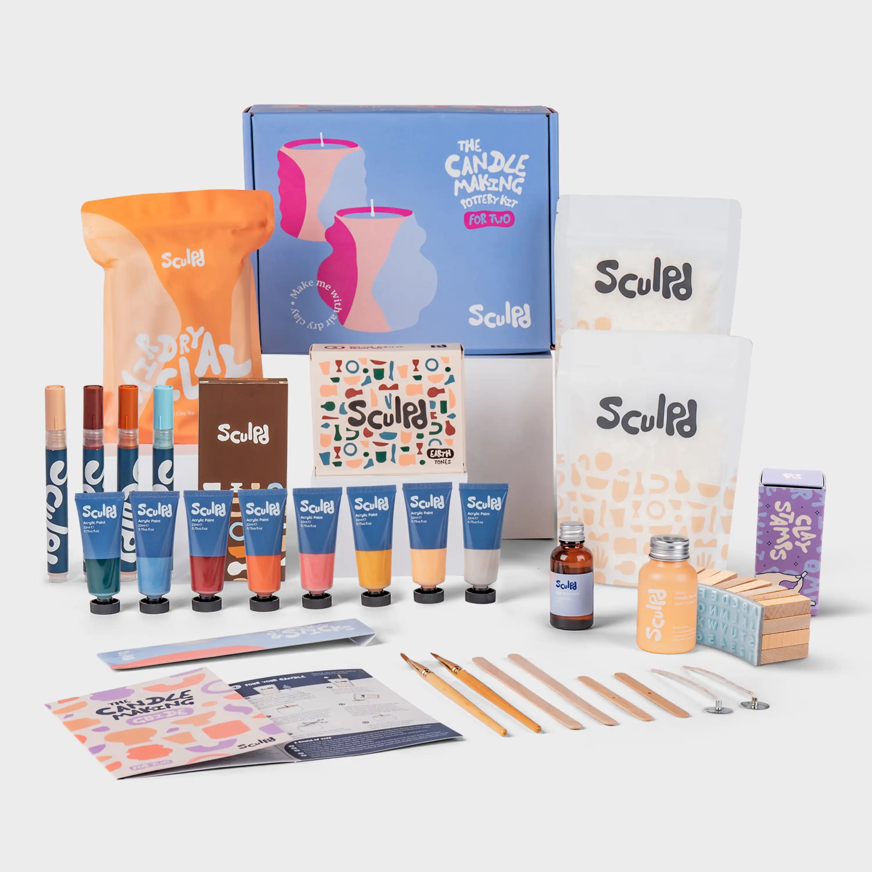 Ultimate Candle and Earth Tones with Terracotta Pens and Clay Letter Stamps