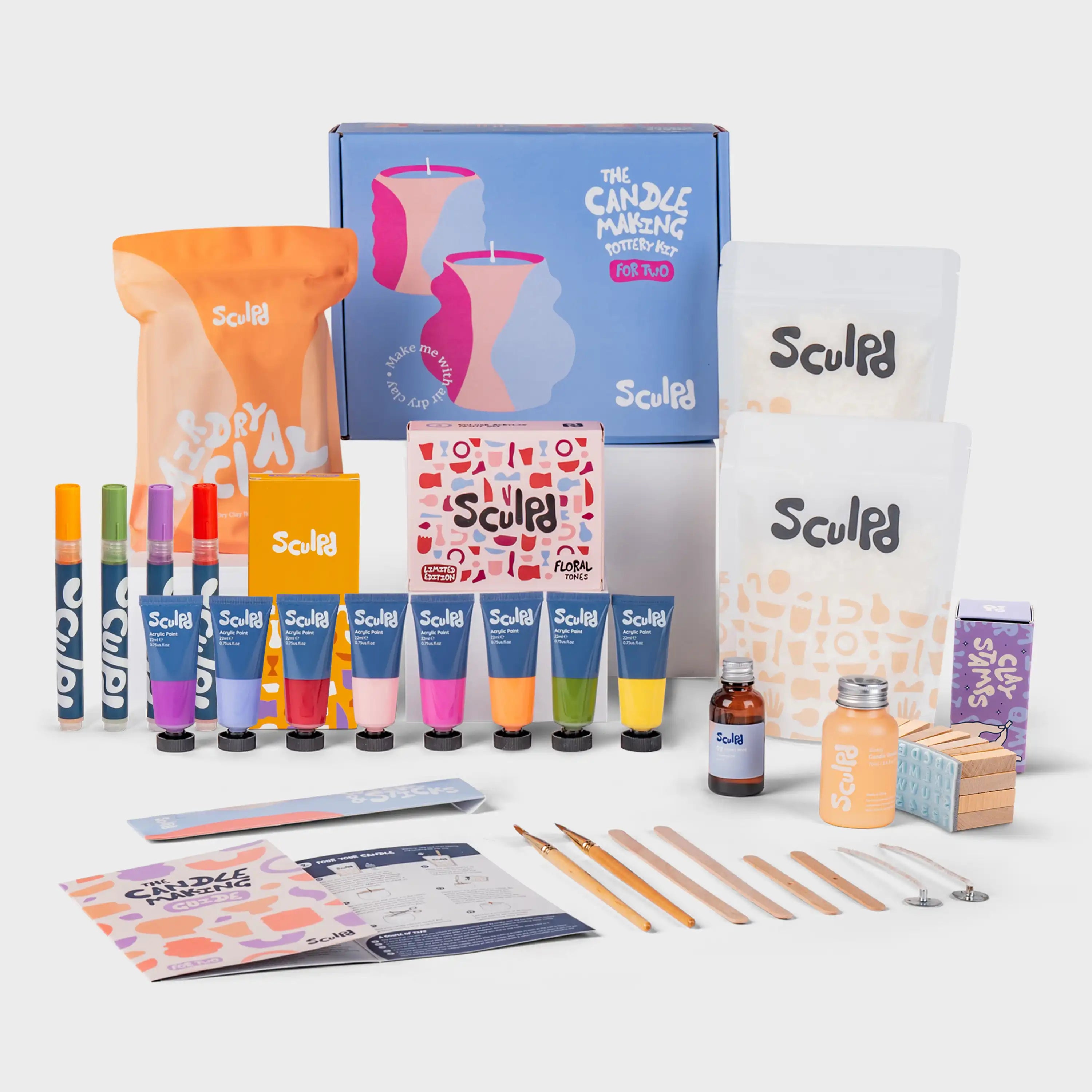 Ultimate Candle and Floral Tones with Bloomsbury Pens and Clay Letter Stamps
