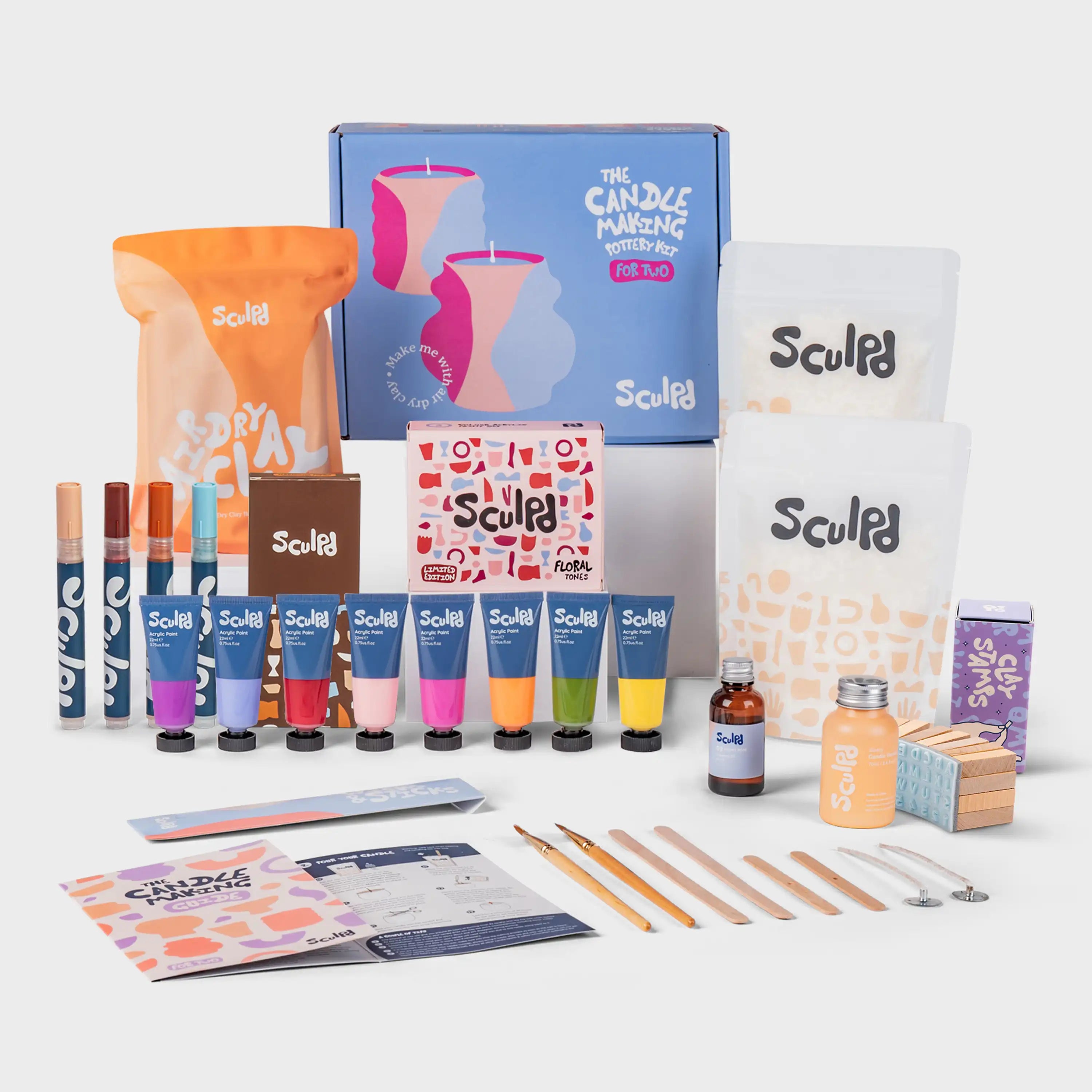 Ultimate Candle and Floral Tones with Terracotta Pens and Clay Letter Stamps