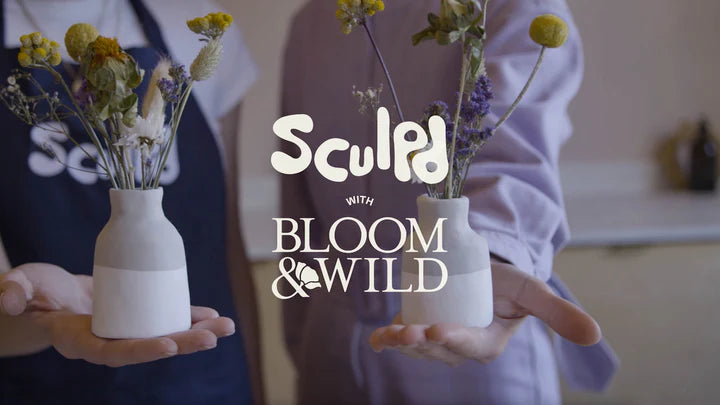 Sculpd x Bloom & Wild Jarrones de Flores Secas